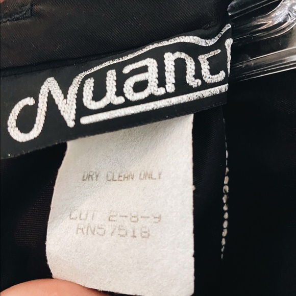 Vintage 80s Black Lace Fitted Peplum Dress Shoulder Pad Glamour - Picture 7 of 9